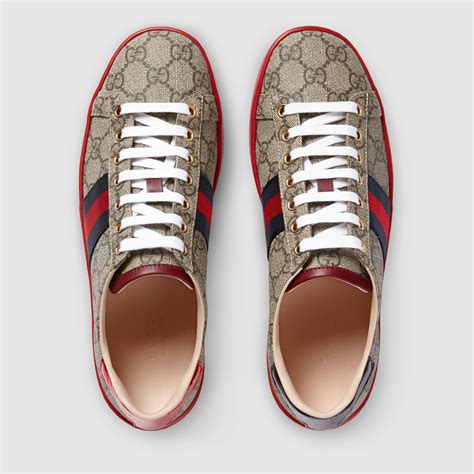 gucci sneakers low|gg supreme low top sneakers.